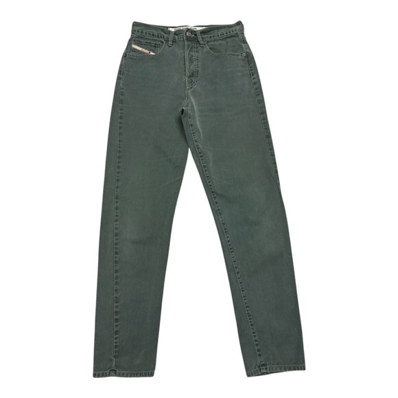 DIESEL Slim Straight BASIC Green Luxury Designer Denim Pants Jeans Mens 28x32 - Picture 1 of 7